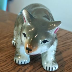 RARE Empress Gray Bear Porcelain Figurine